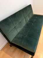 Sofa green velvet, Huis en Inrichting, Banken | Sofa's en Chaises Longues, Ophalen, Kunststof, 100 tot 125 cm, Tweepersoons