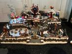 Erg groot gipsen verlicht Kerstdorp met bewegende delen in 1, Diversen, Kerst, Ophalen