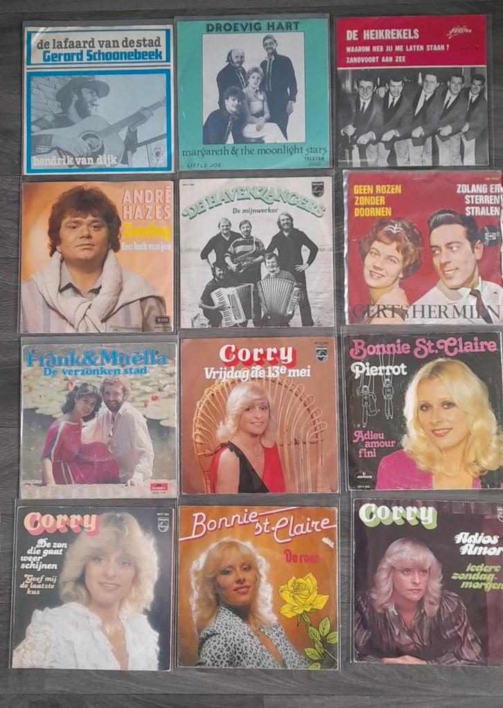 47 piraten singles, Cd's en Dvd's, Vinyl | Nederlandstalig, Gebruikt, Levenslied of Smartlap, Overige formaten, Ophalen
