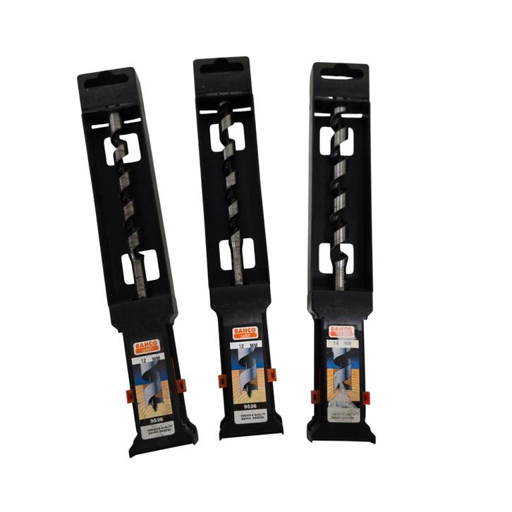 BAHCO spiraalboor voor hout  2x 12 mm en 1x 14 mm, Doe-het-zelf en Verbouw, Gereedschap | Boormachines, Nieuw
