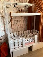 Peuterbed huisvorm met lattenbodem en matras, Ophalen, 70 tot 85 cm, 140 tot 160 cm, Zo goed als nieuw