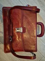 Vintage leren aktetas van Tuscany Leather, Overige merken, Nieuw, Ophalen of Verzenden, Leer
