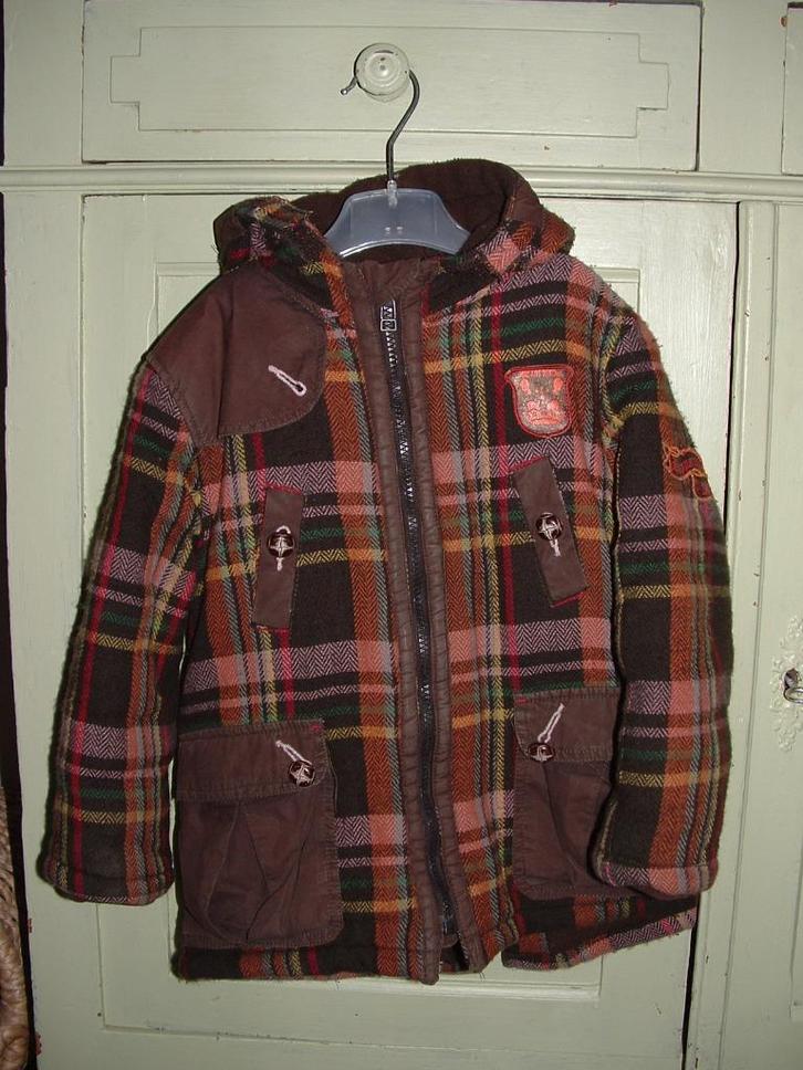 wollen winter jas Villa Hap in maat 110, Kinderen en Baby's, Kinderkleding | Maat 110, Zo goed als nieuw, Meisje, Jas, Ophalen of Verzenden