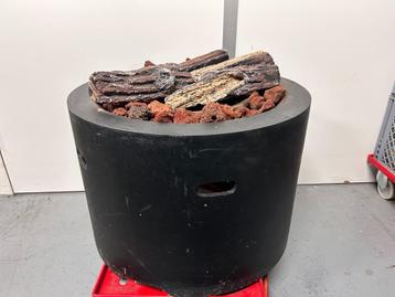 Happy Cocooning vuurtafel, op gas, met hoes beschikbaar voor biedingen