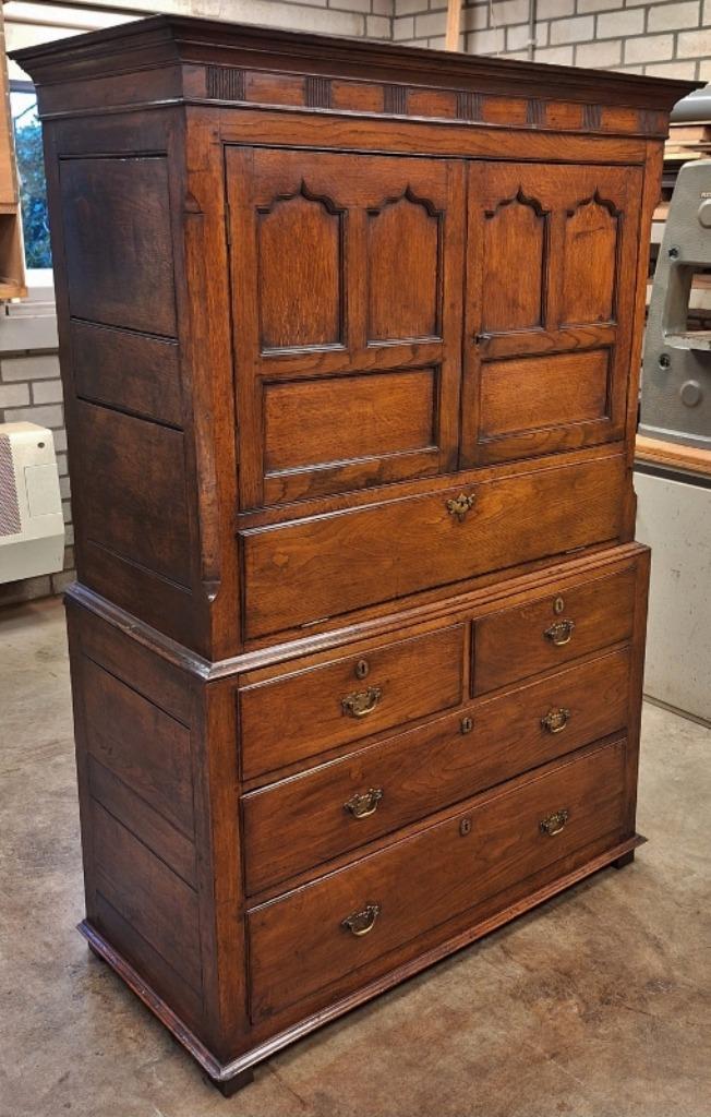 Klein Engels kabinet 19e eeuw., Antiek en Kunst, Antiek | Meubels | Kasten, Ophalen