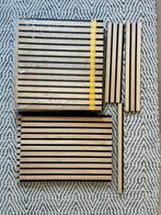 Akoestische eikenhouten panelen, Ophalen, Nieuw, Hout