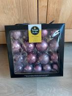 Kerstballen roze glas 34 stuks (33 stuks), Ophalen of Verzenden, Gebruikt