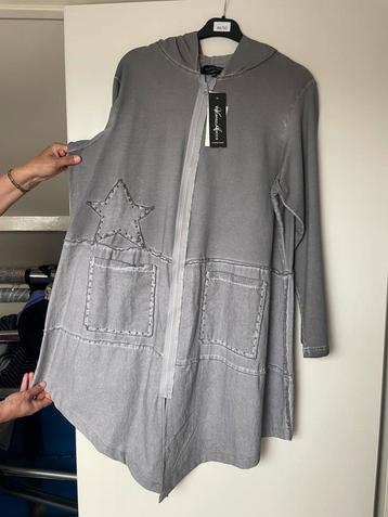 Nieuwe gave stoere grijze vest van vincenzo allocca 46/48/50 beschikbaar voor biedingen