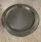 decoratie plateau zilverkleurig, Huis en Inrichting, Woonaccessoires | Dienbladen, Ophalen of Verzenden, Gebruikt, Rond, Metaal