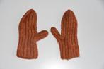 Gebreide kinder handschoenen wanten Retro bruin, Handschoenen, Jongen of Meisje, Gebruikt, Ophalen