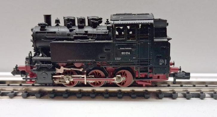 FLEISHMANN 89332 TENDERLOK BR 80 014 DCC (Di141), Hobby en Vrije tijd, Modeltreinen | N-Spoor, Zo goed als nieuw, Locomotief, Gelijkstroom