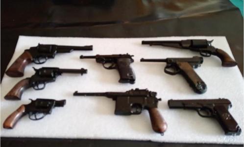 Kavel van Diverse mini-replicapistolen, Antiek en Kunst, Antiek | Overige Antiek, Ophalen of Verzenden