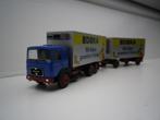 Herpa MAN F8 koelcombi Edeka., Ophalen of Verzenden, Zo goed als nieuw, Bus of Vrachtwagen, Herpa