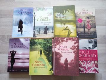 NICCI GERRARD boeken (7 verschillende titels) €2,00 per stuk beschikbaar voor biedingen