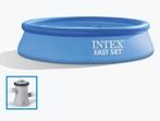 Intex easy set 244cm volledige set, Ophalen, Opblaaszwembad, Rond, Zo goed als nieuw