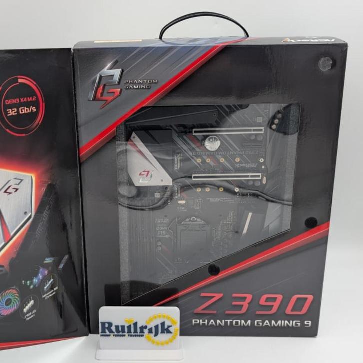 ASRock Phantom Gaming 9 Z390 Moederbord - Nieuw, Computers en Software, Moederborden, Zo goed als nieuw