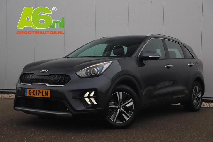 Kia Niro 1.6 GDi Hybrid DynamicLine 140PK Automaat Half Lede, Auto's, Kia, Bedrijf, Te koop, Niro, ABS, Achteruitrijcamera, Adaptive Cruise Control