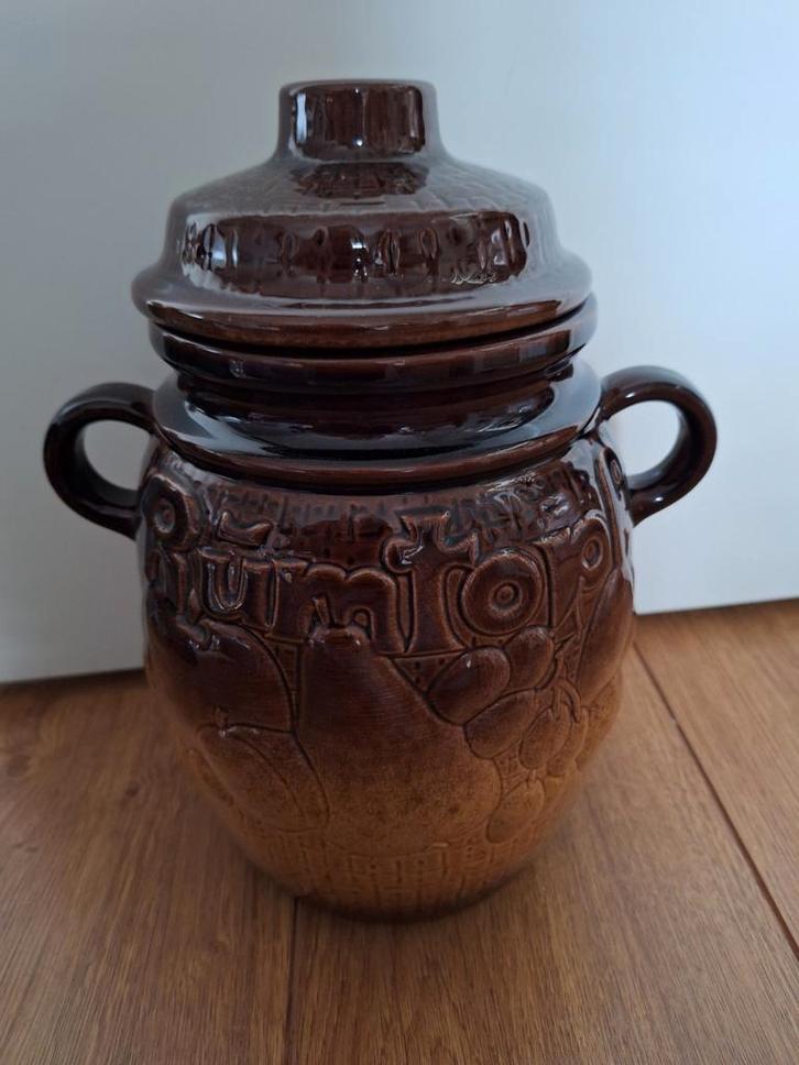 Bruine Vintage Rumtopf Pot - West Germany., Huis en Inrichting, Keuken | Potten en Pannen, Ophalen of Verzenden