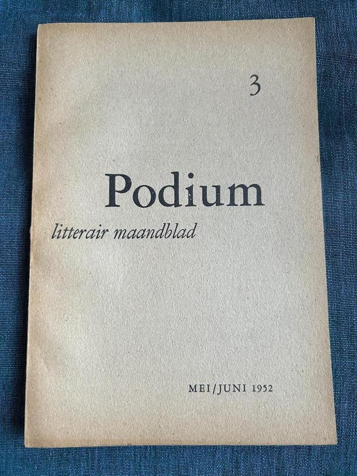 Podium, achtste jaargang, 3 (mei/juni 1952), Boeken, Tijdschriften en Kranten, Zo goed als nieuw, Overige typen, Verzenden