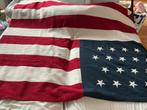 Amerikaanse vlag Fleecedeken/fleecekleed/plaid, Ophalen of Verzenden, Gebruikt