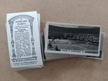 Homeland Events complete set 54 vintage cigarette cards 1932 beschikbaar voor biedingen