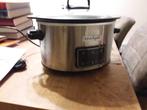 slowcooker 3.5 & 6.5 L - Crockpot ZGAN - 2 keer gebruikt, Ophalen, Timer, Zo goed als nieuw