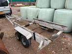 Gebruikte aluminium stallingstrailer, dubbelas., Watersport en Boten, Ophalen, Zo goed als nieuw, Minder dan 6 meter