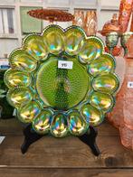 Vintage Indiana Carnival glazen eierbord | Iriserend glas, Ophalen of Verzenden