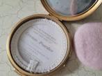 Vintage poederdoos met petit point borduurwerk, Ophalen of Verzenden