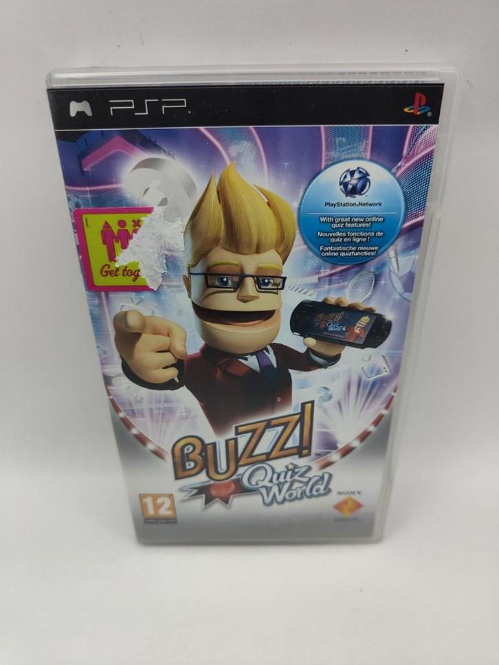 Buzz! Quiz World PSP, Spelcomputers en Games, Games | Sony PlayStation Portable, Gebruikt, 1 speler, Vanaf 3 jaar, Ophalen of Verzenden