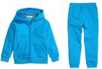 H&M turquois sportpak huispak sweatvest capuchonvest 110-116, Jongen of Meisje, H&M, Nieuw, Ophalen of Verzenden