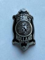 Oud balhoofdplaatje ROSLY Holland. Balhoofd plaatje. NOS, Verzamelen, Merken en Reclamevoorwerpen, Ophalen of Verzenden, Gebruikt