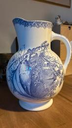 Antieke kan met vogel 4 Saisons Societé Céramique, Ophalen of Verzenden