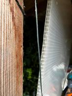 Polycarbonaat platen, plastic platen, afdak, golfplaten, Doe-het-zelf en Verbouw, Ophalen, Gebruikt