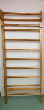 1 Houten Wandklimrek/ roomdivider, Ophalen, Zo goed als nieuw, Klimsport-accessoire