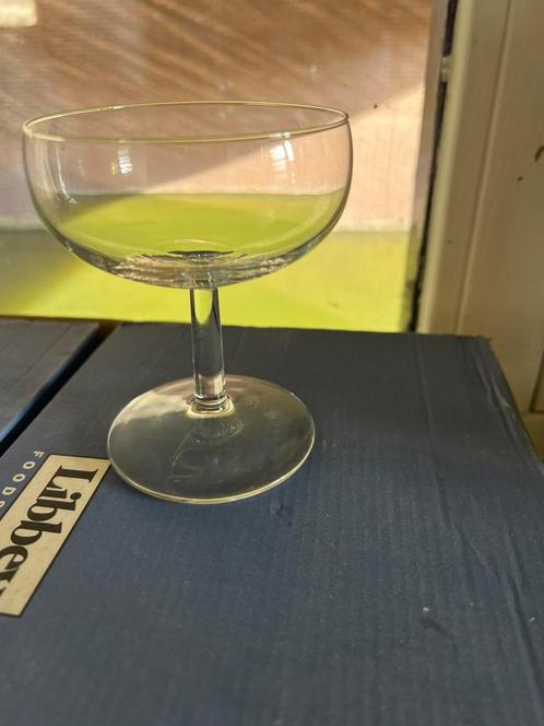 Champagne coupes 20 cl van Royal Leerdam 48 stuks in doos, Verzamelen, Glas en Borrelglaasjes, Zo goed als nieuw, Overige typen