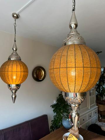 Prachtige gouden kraaltjes lampen handgemaakt beschikbaar voor biedingen