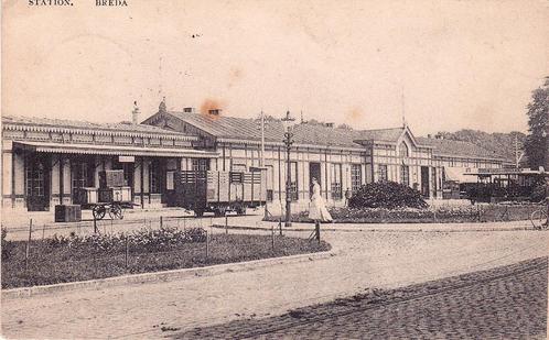 BREDA STATION, Verzamelen, Ansichtkaarten | Nederland, Noord-Brabant, Voor 1920, Verzenden