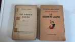 2 oude Franse  boeken: G.Simenon, Edgar Wallace, le serpent, Ophalen of Verzenden