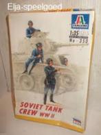 Italeri 1:35 SOVIETTANK CREW WWII 350 met 5 soldaten/figuren, Hobby en Vrije tijd, Modelbouw | Figuren en Diorama's, Verzenden