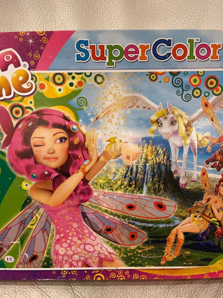 Mia and Me SuperColor Puzzel, Kinderen en Baby's, Ophalen, Meer dan 50 stukjes, Gebruikt, 4 tot 6 jaar