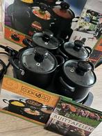 Cook en Go Mini Pannetjes met Warmhouder, Huis en Inrichting, Ophalen of Verzenden, Zo goed als nieuw, Overige materialen