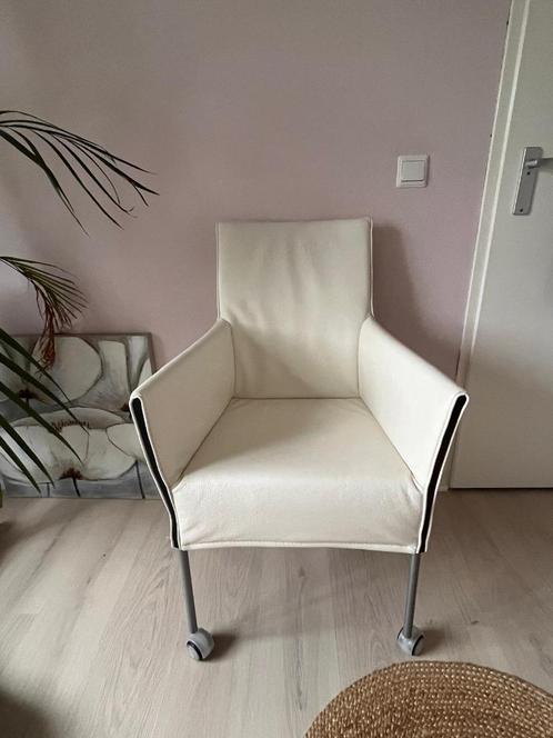 Stoel, Huis en Inrichting, Stoelen, Gebruikt, Eén, Kunststof, Wit, Ophalen
