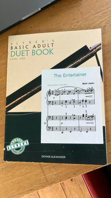 Alfred’s basic piano adult duetbook level one beschikbaar voor biedingen