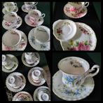 Prachtige Royal Albert “Flower of the Month” set. 7 mnd!, Huis en Inrichting, Keuken | Servies, Ophalen of Verzenden, Zo goed als nieuw
