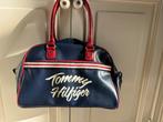 Vintage bowling bag Tommy Hilfiger tas blauw rood, Ophalen of Verzenden, Zo goed als nieuw, Blauw, Schoudertasje