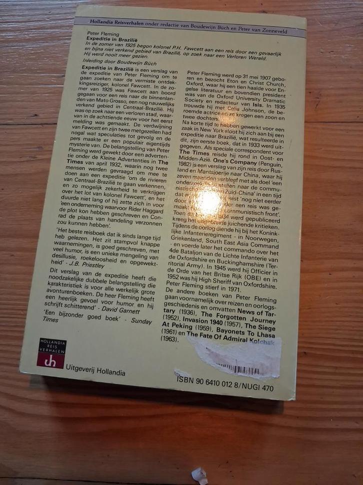 Expeditie in Brazilië - Peter Fleming, Boeken, Reisverhalen, Gelezen, Zuid-Amerika, Ophalen of Verzenden
