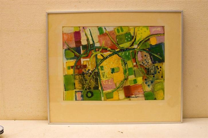 Prent/ geverfde tekening 48632, Verzamelen, Ansichtkaarten | Nederland, Ongelopen, Utrecht, Voor 1920, Ophalen of Verzenden