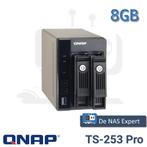 NAS QNAP TS-253 Pro 8GB refurbished, Info@qnap.com, QNAP, Ophalen of Verzenden, Zo goed als nieuw