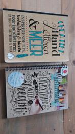 2 Handlettering Boeken - Leer de Kunst!, Boeken, Ophalen of Verzenden, Zo goed als nieuw, Tekenen en Schilderen, Diverse